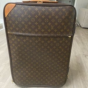 Vintage Louie luggage.